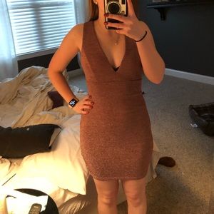 Windsor New w tags mauve sparkle dress size M